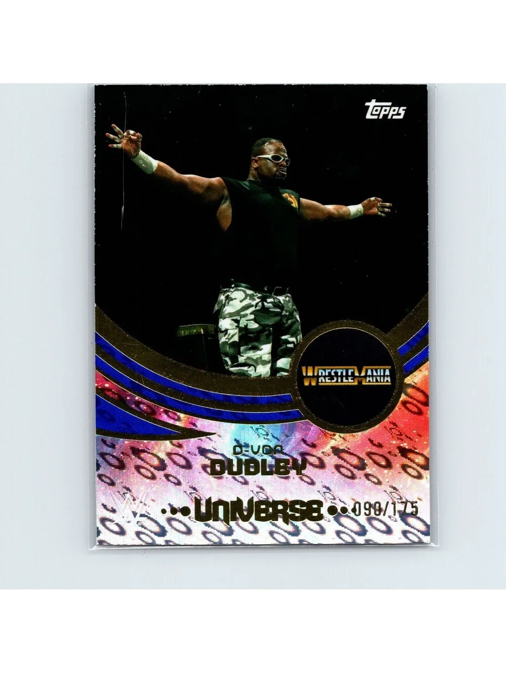 2025 Topps Universe WWE D-Von Dudley #241 Blue Pulse #/175